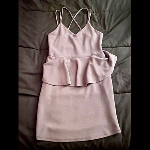 Grey mini dress